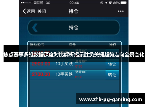 焦点赛事多维数据深度对比解析揭示胜负关键趋势走向全景变化 焦点赛事多维数据深度对比解析揭示胜负关键趋势走向全景变化